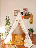 Вігвам дитячий Веселка, розмір 120х120х145, фото 5