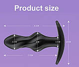 Анальна пробочка якір 10 режимів вібрації, з керуванням від смартфона, фото 2