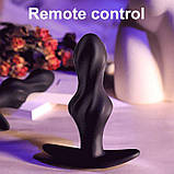 Анальна пробочка якір 10 режимів вібрації, з керуванням від смартфона, фото 6