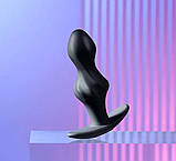 Анальна пробочка якір 10 режимів вібрації, з керуванням від смартфона, фото 7
