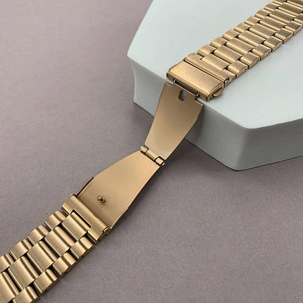 Ремінець 22 мм Huawei Watch GT 2 Pro металевий блоковий ремінець хуавей вотч гт 2 про рожеве золото stl, фото 3