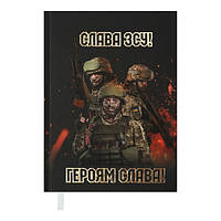 Ежедневник датированный 2024 HEROES ВСУ A5 336стр BUROMAX BM.2189