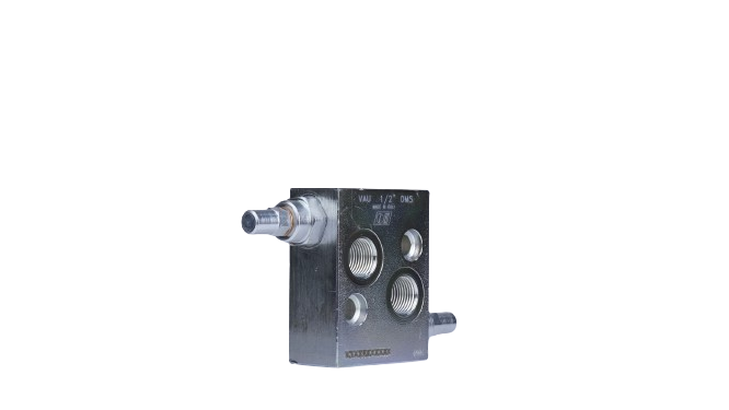 Клапан запобіжний стикового монтажу на гидромотор Oleodinamica Marchesini VAU 1/2" OMS 10-180 BAR