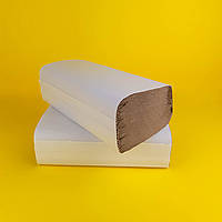 Полотенца бумажные одноразовые V сложения серые