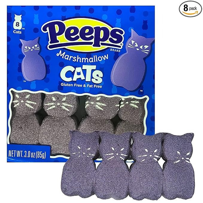 Маршмеллоу Halloween Peeps Marshmallow Spooky Cats 85 g