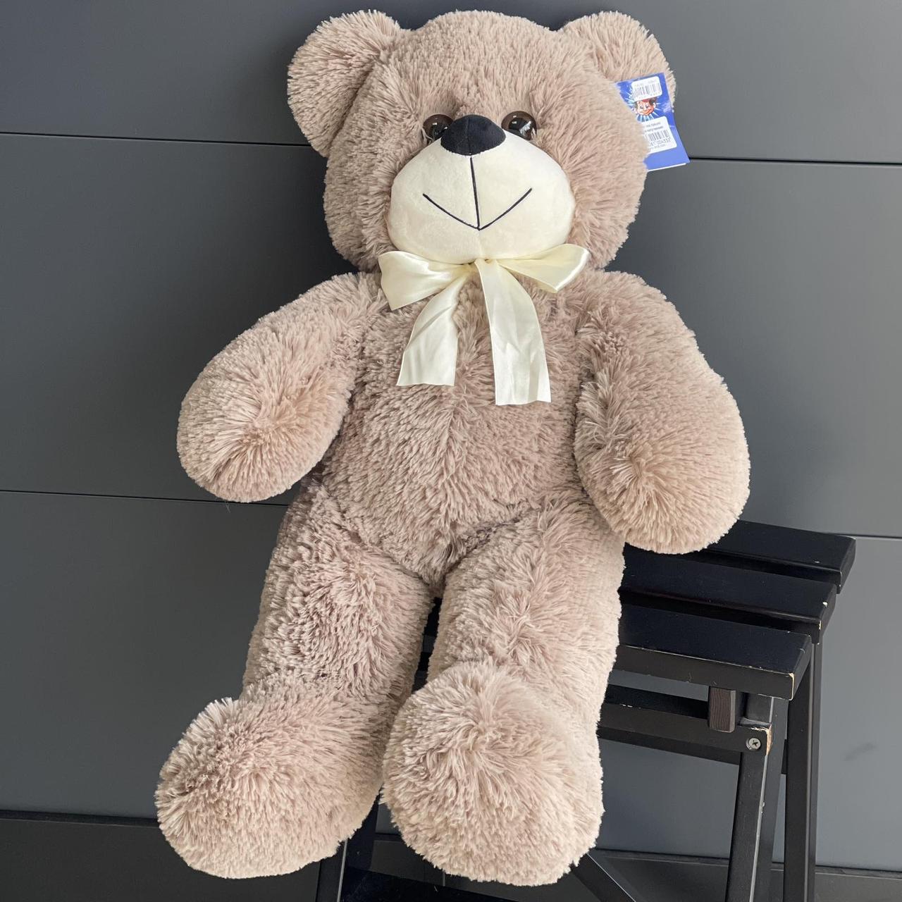 Іграшка мяка "Ведмедик", світло - коричневий, (СІРИЙ) Мягкая игрушка "Мишка" В146/1 ТМ "Масяня", фото 1