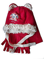 Зимний комплект шапка шарф для грудничка Kamea Animals.