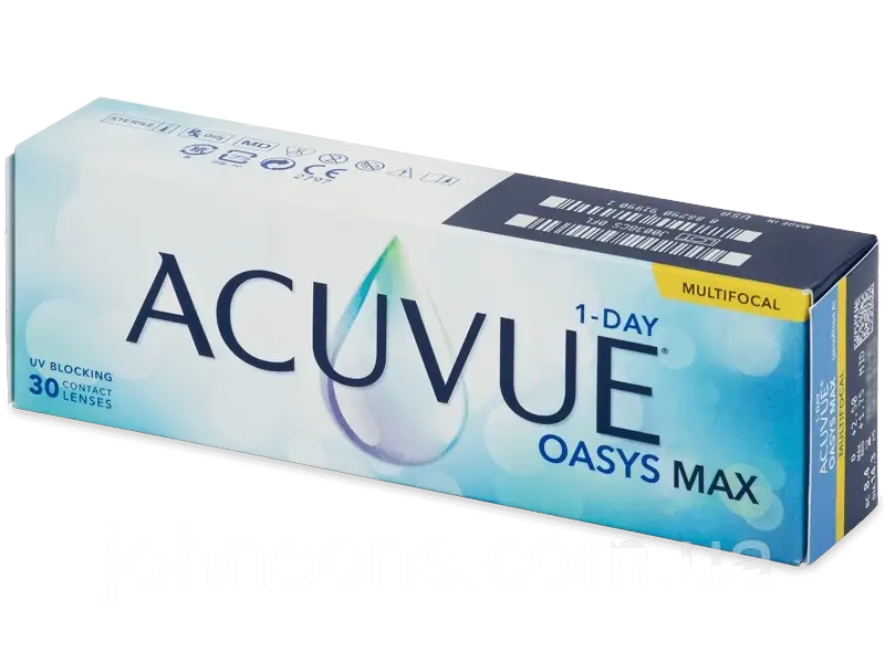 Однодневные линзы Acuvue Oasys Max 1-Day Multifocal 1уп (30 лінз)