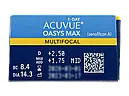 Однодневные линзы Acuvue Oasys Max 1-Day Multifocal 1уп (30 лінз), фото 3