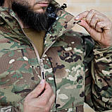 Тактична куртка мультикам рипстоп (вафелька) Омні-Хіт, фото 4