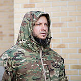 Тактична куртка мультикам рипстоп (вафелька) Омні-Хіт, фото 5