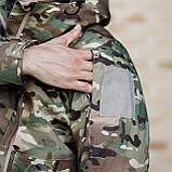Тактична куртка мультикам рипстоп (вафелька) Омні-Хіт, фото 6