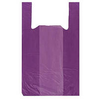 Пакети майка одноразові поліетиленові для продуктів фіолетові OS, 22*44 см/200 шт