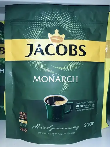Кофе растворимый Jacobs Monarch Якобс Монарх 200г (ID#1097108588), цена ...