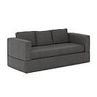 Диван трансформер двох'ярусний сірий з матрацами, фото 4