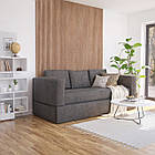 Диван трансформер двох'ярусний сірий з матрацами, фото 2