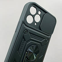 Чохол для Apple iPhone 11 Pro протиударний із шторкою чохол на телефон айфон 11 про чорний CRT, фото 3