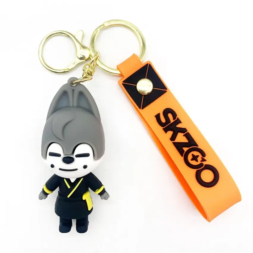 Плюшевий брелок Skzoo Stray Kids Wolf Chan Бан Чан 9 см
