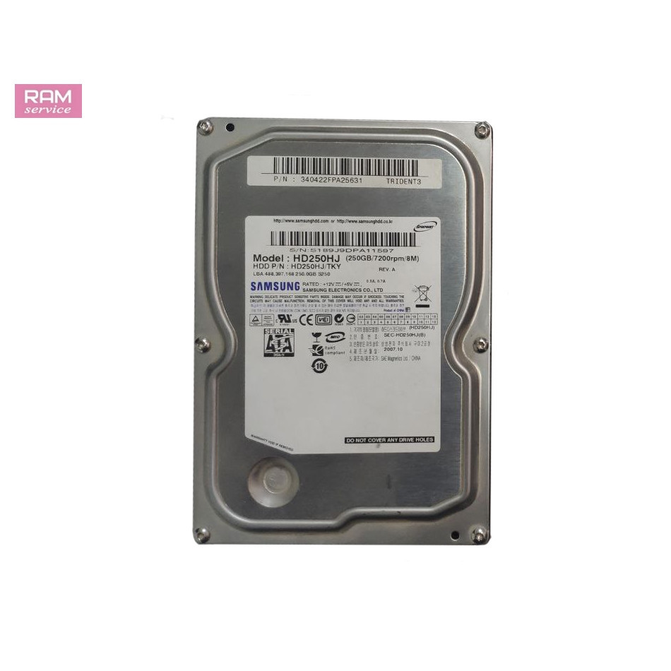 Жорсткий диск Samsung HD250HJ 250 Gb