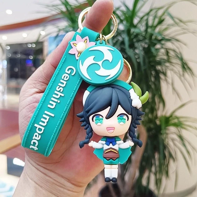 Силіконовий брелок із персонажем гри Genshin Impact Venti Венті, фото 1