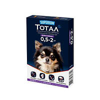 Superium Total (Тотал) антигельминтные таблетки для собак весом 0,5-2 кг