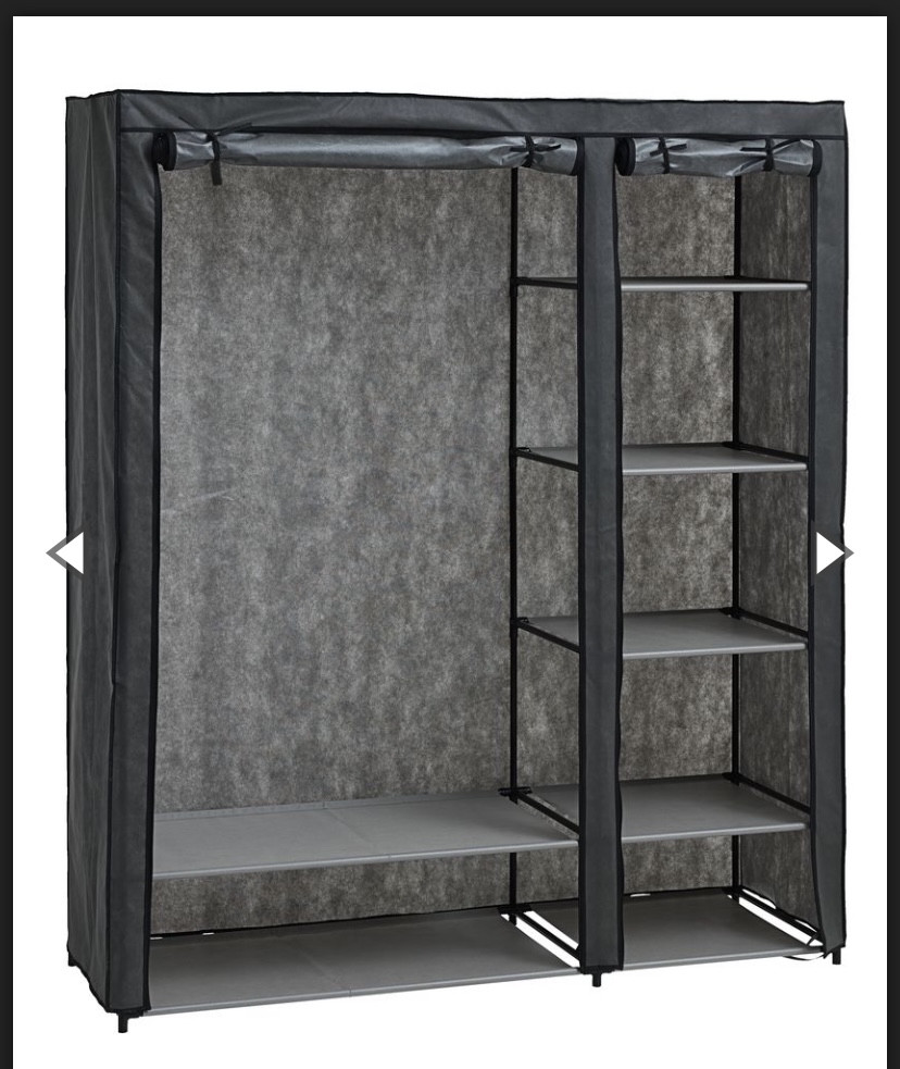 Велика тканинна шафа на металевому каркасі (149х174см), hotdeal, фото 1