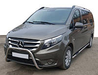 Боковые трубы 2 шт., нерж.) d70, Короткая/Средняя базы для авто.модел. Mercedes Vito / V W447 2014-2024 гг