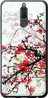 Чехол с принтом для Huawei Mate 10 Lite / на хуавей мате 10 лайт с рисунком Цветущий куст