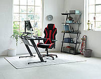 Стіл ігровий, геймерський - комп'ютерний з різнокольоровою LED-підсвіткою та тримачами для чашки й навушників hotdeal, фото 7