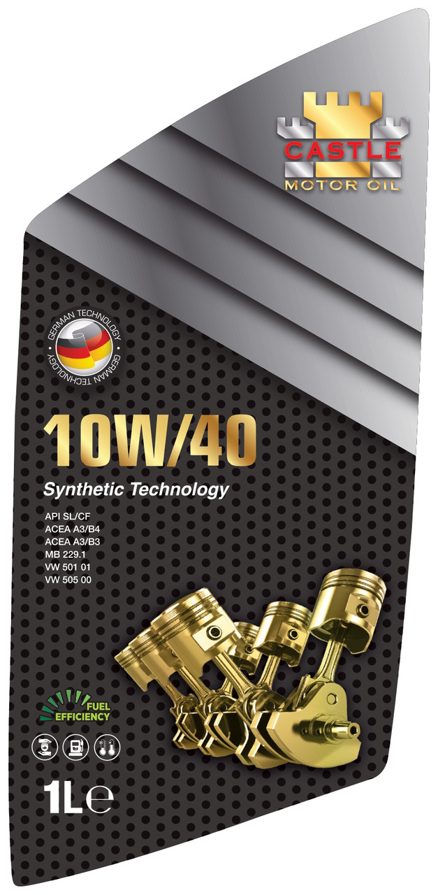 Моторна олива CASTLE MOTOR OILS 10W40 1л API SL/CF-4
