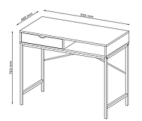 Стіл офісний для ноутбука в лофт стилі з шухлядою hotdeal, фото 2
