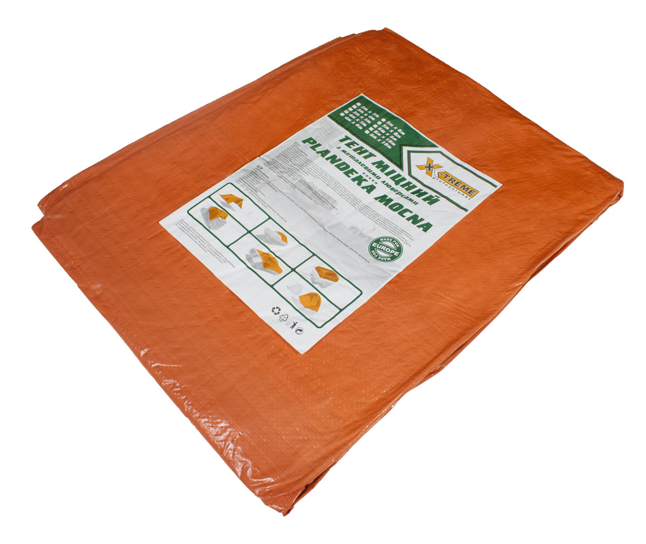 Тент 120 г/м2.5 м х 8 м "ORANGE"тенти від дощу та снігу, фото 1