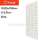 Сітка торгова посилена DION H/L 1000х750мм, дріт d(3.5мм), комірка 50/50. Для навісного обладнання. Торгові решітки під гачки, фото 10