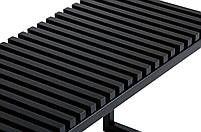 Банкетка Масив сосни та сталь чорна.hotdeal, фото 3