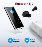 MP3 плеєр JNN M27 1.8" Bluetooth 5.0 Hi-Fi 32Gb із зовнішнім динаміком, фото 2