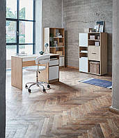 Стелаж з 3 дверми колір білий/дуб hotdeal, фото 4