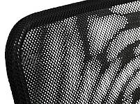 Крісло офісне комп'ютерне чорне, Штучна шкіра та сітка, hotdeal, фото 5