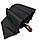 Оптом чоловіча складана парасолька напівавтомат від Bellissimo, є антивітер, чорний, 458, фото 8