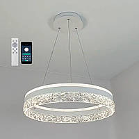 Управляемая светодиодная люстра Esllse STELLA ICE 80W R-APP-500x1200мм - WHITE/CLEAR-220-IP20