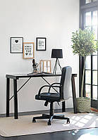 Крісло офісне штучна шкіра чорне, hotdeal, фото 3