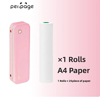 Бездротовий трансферний принтер Peripage CX800 для тату Mini Pink