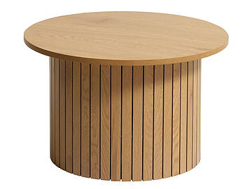 Столик кавовий круглий діаметр 67см, колір дуб  hotdeal