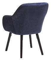 Крісло синій оксамит тканеве (Масив дуба) hotdeal, фото 5
