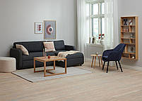 Крісло синій оксамит тканеве (Масив дуба) hotdeal, фото 7