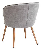 Крісло тканеве сірий/дуб hotdeal, фото 2