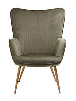 Крісло м'яке Вельветова оббивка зелене hotdeal, фото 6