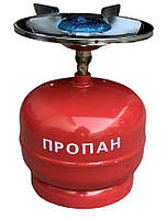 Комплект газовий 5 л rainberg rb-2237, Газовий балон із конфоркою, Кемпінг 5 л