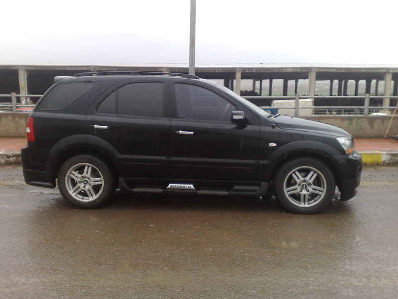 Бокові пороги Meliset (2 шт., під фарбування) для Kia Sorento I BL 2002-2009 рр від VLF комп., фото 1