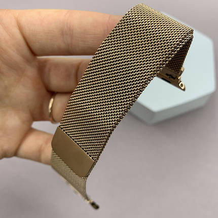 Ремінець металевий 22 мм Huawei Watch GT2 46mm міланська петля для хуавей вотч гт2 рожевий o7g, фото 2