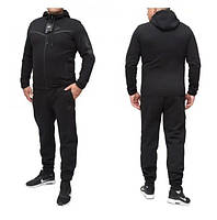 Чоловічий теплий спортивний костюм Nike (Найк) AIR (2003) чоловічий турція, Чорний. Чоловічий одяг Зима